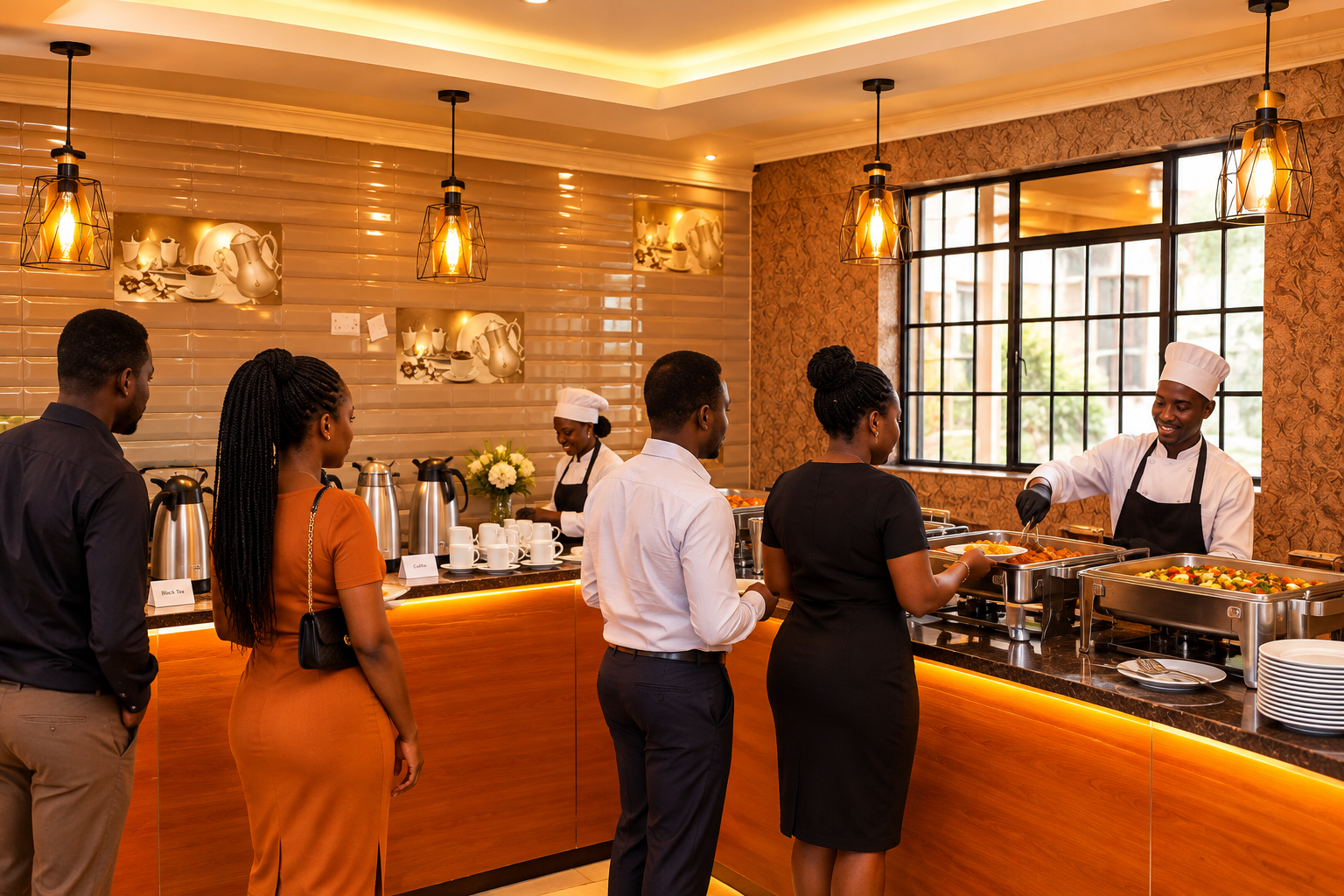 Catering & Coffee Break Area
